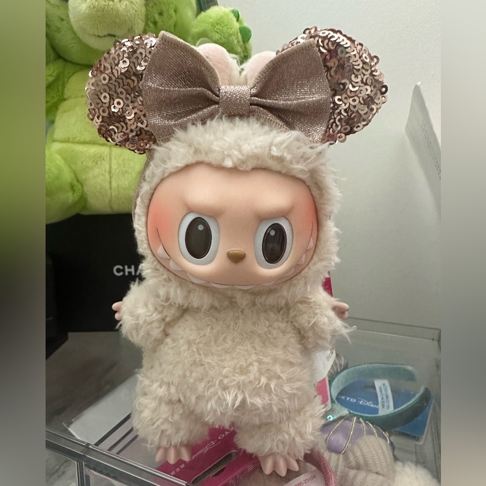 LABUBU-Mickey ears keychain